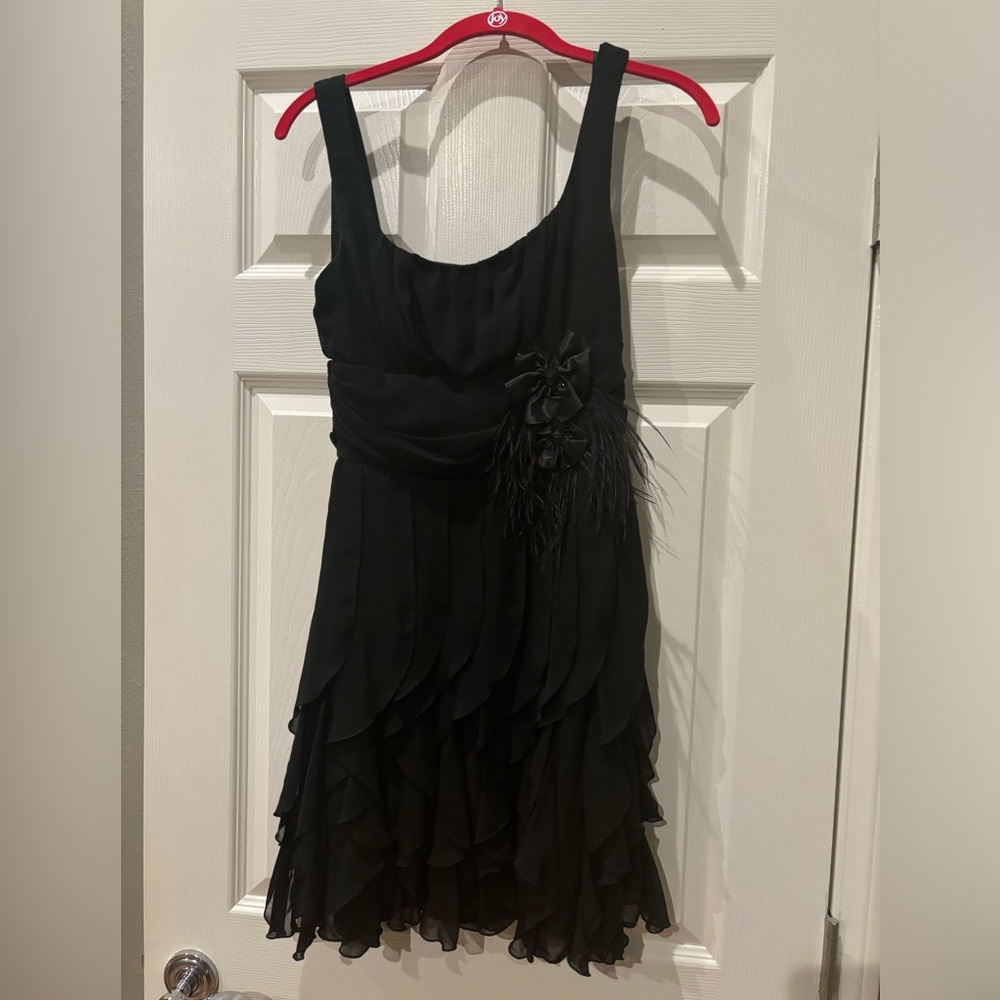 Fun, short black dress